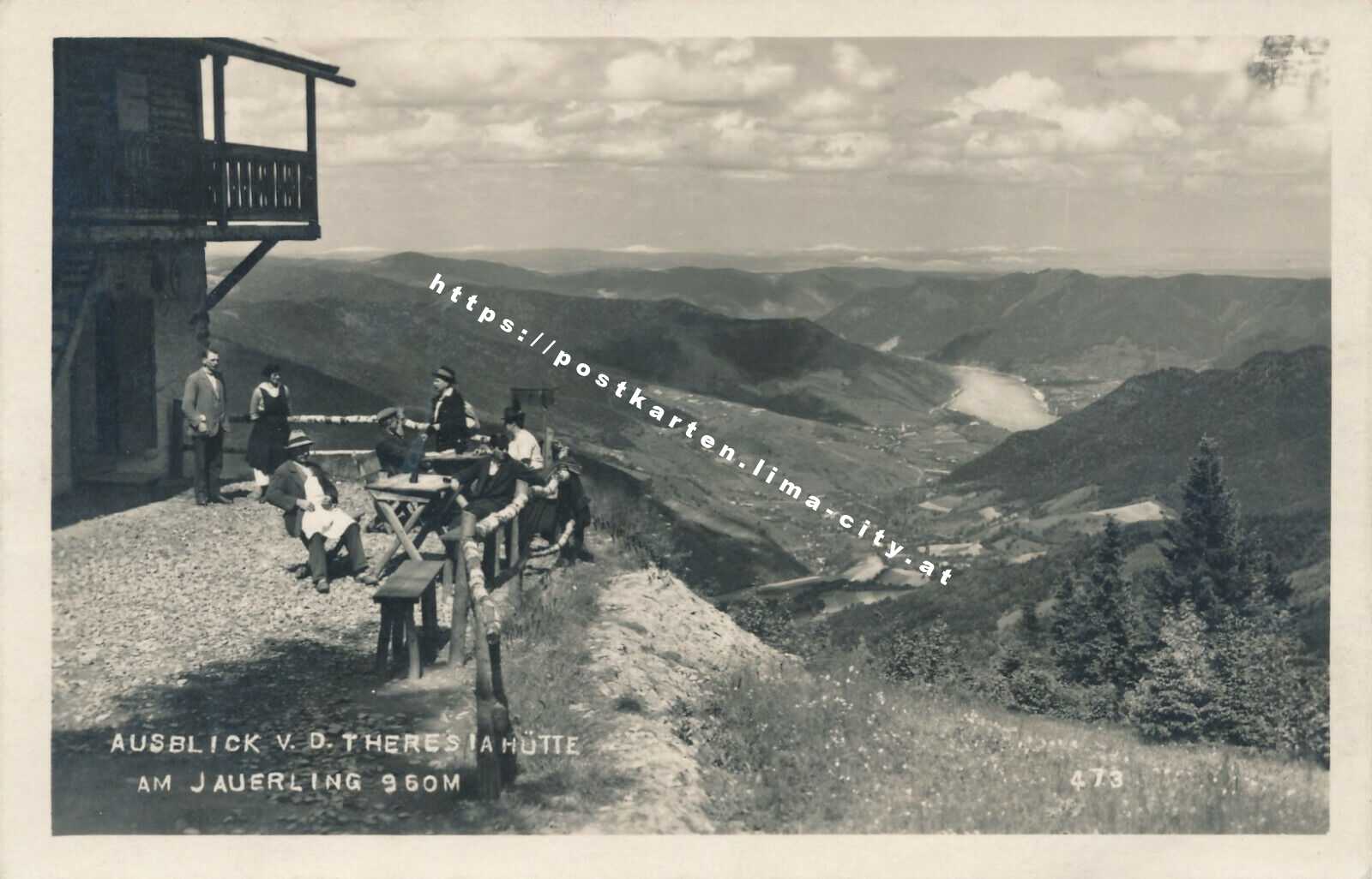 Theresiahütte am Jauerling 1928